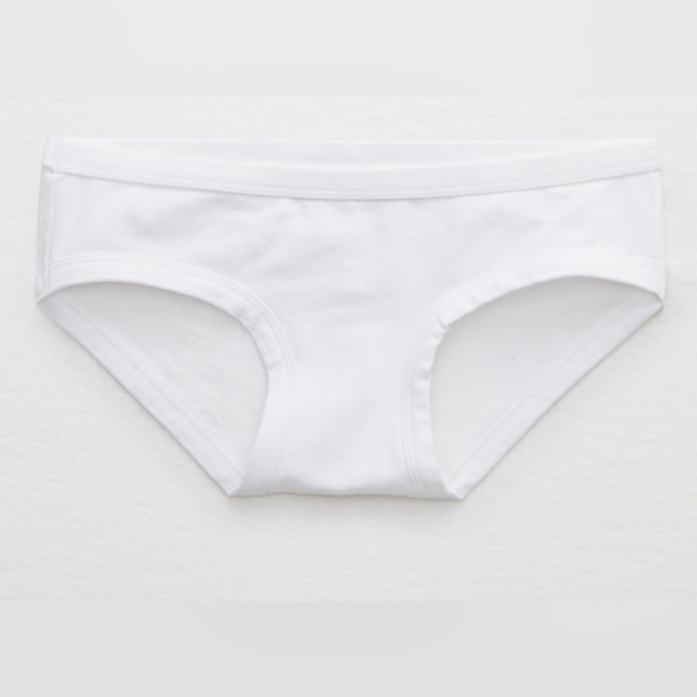 Sz US S AERIE COTTON BOYBRIEF UNDERWEAR new with tag 95% body 5% Elastane white